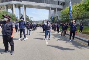 산재보험개혁 금속노조결의대회(210421)